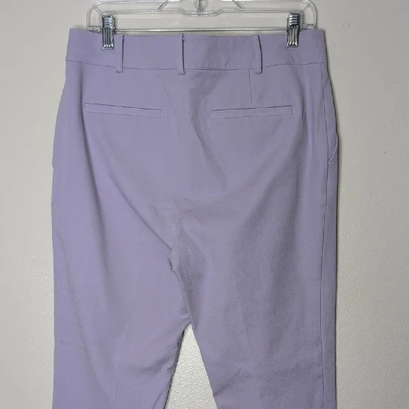 Anthropologie The essential Slim pants Lavender Trousers size 10 - Picture 8 of 9